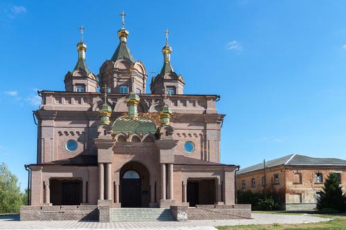 cerkiew Trójcy Świętej, Starobielsk , 2017, IPN.