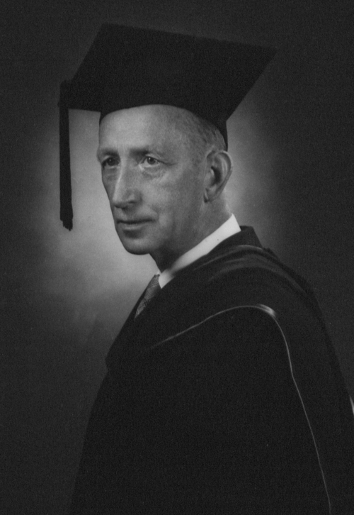 prof. Stanisław Swianiewicz, Uniwersytet Notre Dame (USA), lipiec 1968 r., ot. Zbiory prywatne Marii Swianiewicz-Nagięć