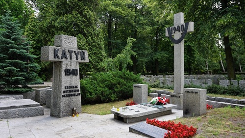 Dolinka Katyńska w Warszawie, fot. IPN