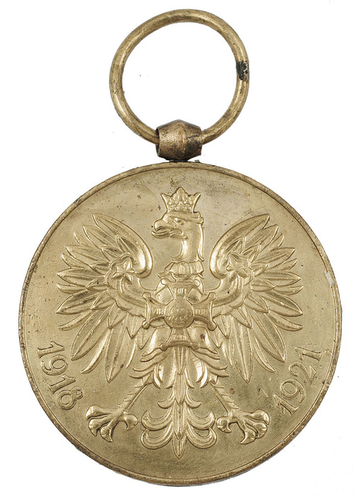 Medal Pamiatkowy za Wojnę 1918-1921 (rewers), fot. Muzeum Katyńskie